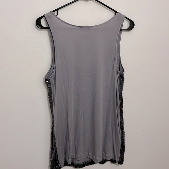 Express Silver Sequin Tank Top *EUC* - Picture 4 of 4